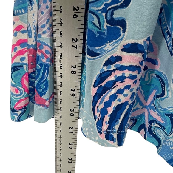 Lilly Pulitzer Flutter Sleeve XXS Minka Print Skirted Romper Dress Bahamas Beach - Picture 8 of 9
